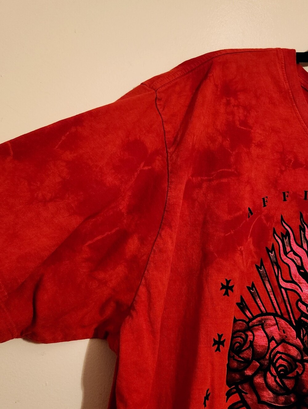 Affliction Black Label | Men's Red Graphic Short Sleeve T-Shirt (Size XXXL/3XL) - Picture 5 of 12